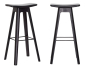 Preview: Andersen Barhocker HC1 schwarz 67cm, Ledersitz